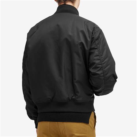 burberry nylon|Nylon Bomber Jacket in Black .